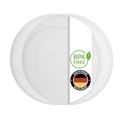 Falkenhorn Dosendeckel für Tierfutter – 2 Stück für 800g Hundefutter & Katzenfutter Dosen – Lebensmittelecht, Spülmaschinenfest, Wiederverwendbar, Made in Germany – Frische & Geruchsbindung