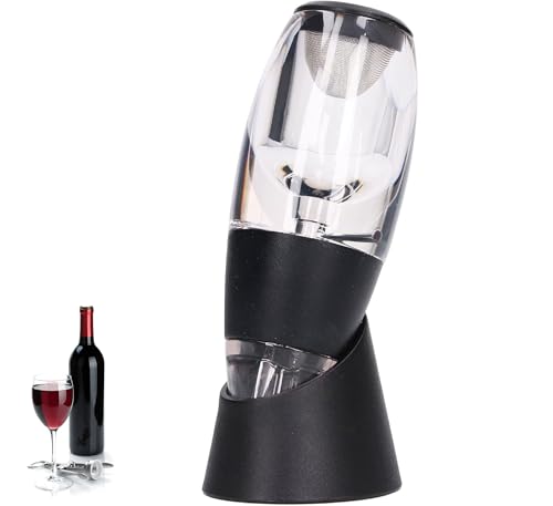 Wine Aerator Plastic Mesh Filter Transparent Design Ideal Gift Enhances Flavors Wine with Smoother Finish Wine Airarator for Wine Lovers and Sommeliers
