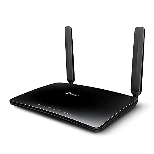 Image of TP-Link N300 300 Mbps 2.4GHz 4G LTE Telephony Wireless WiFi Wi-Fi Router, SIM Slot Unlocked, Two Rem