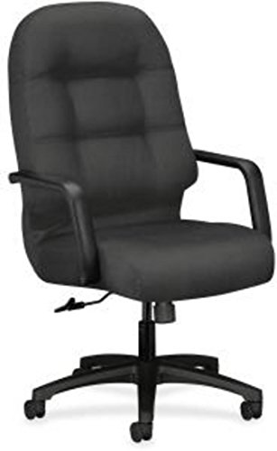 HON Pillow-Soft High-Back Chair, Iron Ore/Black