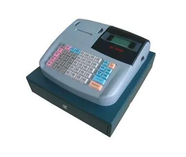 Fipka-Marker-Unisan-Cash-RegisterR-modeLCD-Operator-display-8-digits-7seg-LED-customer-display-General-Purpose-Cash-Register-ISC-50SM-Ivory