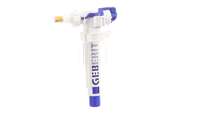 Geberit GEB240700001 Duravit Impuls380 3/8" BSP Side Inlet Cistern Filling Valve 0074112000, Silver