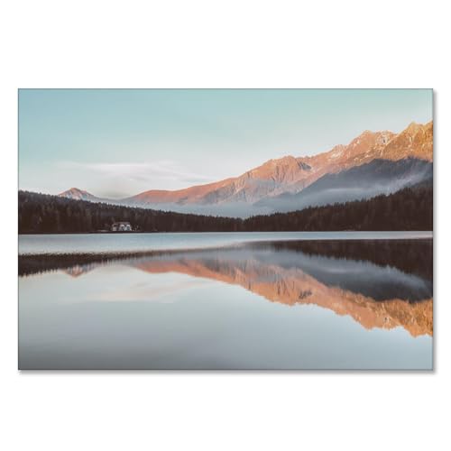 Impression photo paysage sur toile de foret et montages pour chambre