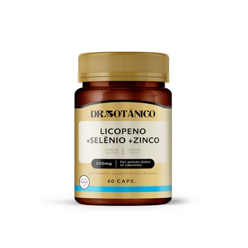 LICOPENO + SELENIO + ZINCO 500MG 60 CAPSULAS DR. BOTANICO