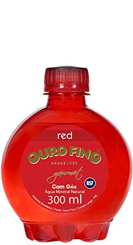 Água Mineral Ouro Fino Gourmet Red Com Gás 300 ml