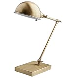 Amazon Brand – Stone & Beam Vintage Task Table Desk Lamp With LED Light Bulb - 6.5 x 10 x 14...