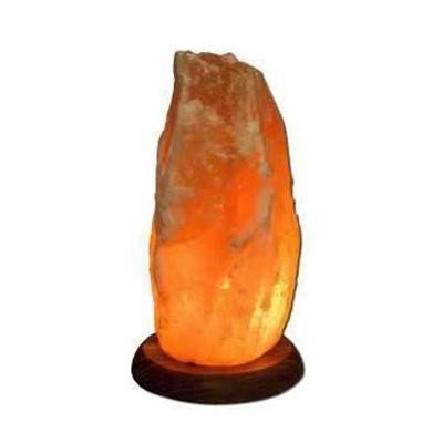 Himalayan Salt Lamp 12 Inch Wood Base