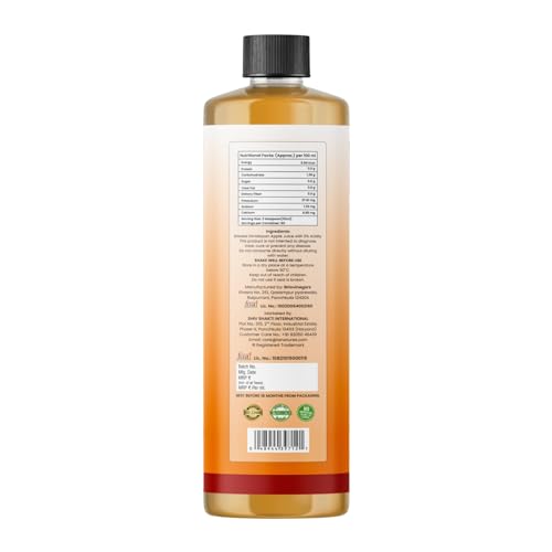 Image of La Nature's Apple Cider Vinegar with Mother (500 ml) | Raw & Unpasteurized | Natural Fermented ACV | Supports Digestion, Gut Health & Metabolism