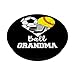 Ball Grandma Heart Funny Soccer Softball Hockey Grandma PopSockets Adhesive PopGrip