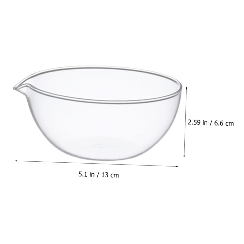 Hemoton Bowl de Vidrio Transparente 13x13cm miniatura 2