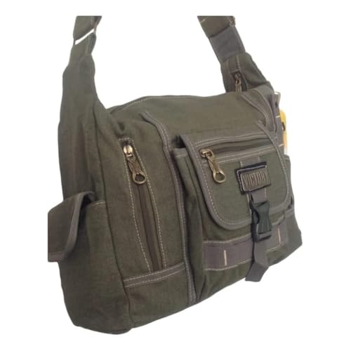 Pasta Bolsa Carteiro De Lona Reforçada 1018 (Verde)