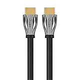 Rocketfish 8K Ultra High-Speed HDMI 2.1 Certified Cable - Premium Speed HDMI Cable Supports Dolby TrueHD & More - HDMI Certified Cable for Superior Resolution & Sound Quality - 4'
