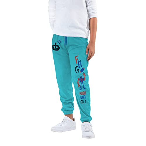 Image of KYDA KIDS Boy's Regular Fit Mid Rise 100% Cotton Track Pant - (Pack of 2)