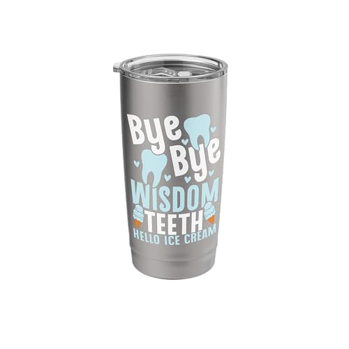 Wisdom teeh removal Survivor Wisdom tooth recovery Stainless Steel Insulated