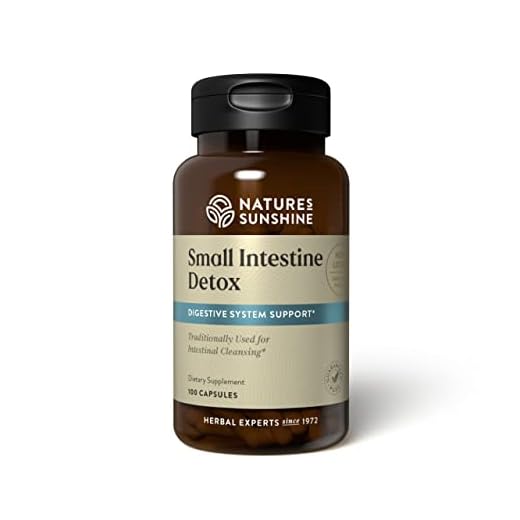 Nature's Sunshine Small Intestine Detox, 100 Capsules | Natural Formula Soothes Digestive Tissue and Helps with the Breakdown of Proteins
