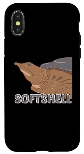 Custodia per iPhone X/XS Softshell Tartaruga Apalone Trionyx Pelodiscus Softshell