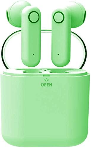 yobola Bluetooth Headset Wireless Earpiece Hands-free Calling with Clear Voice Capture Technology Bluetooth 4.2 Earphones for iPhone Samsung Huawei and Other Smartphones