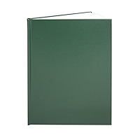 BookFactory Large Blue Blank Book/Blank Notebook - 96 Pages