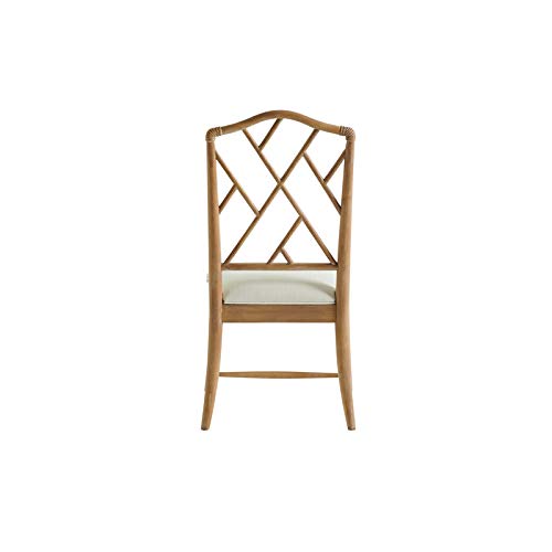 Universal Furniture Set Of 2 Solid Wood Chippendale Chairs In Sandy Tan Finish #TOP1