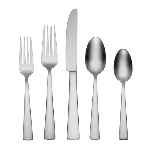 Oneida H290020AL20 Satin Nocha 20 Piece Everyday Flatware Set, Service For 4
