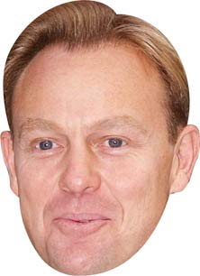 FoxyPrinting Jason Donovan Neighbour Celebrity Cardboard Party Face Mask Fancy Dress
