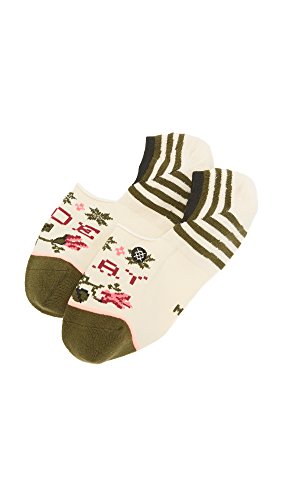 Stance Women's Slay Ride Floral Stripe Arch Support Super Invisble Sock