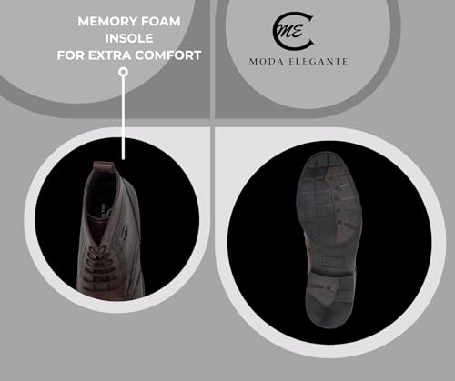 Image of Men's Handcrafted Leather Chelsea Boots - Crafting Luxury and Elegance for You Brown 7