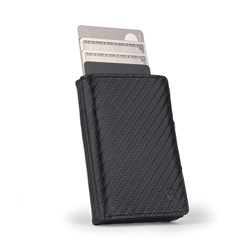 DONBOLSO Wallet Flip I Slim Wallet with Flip Case I Card Holder for Up to 10 Cards