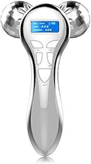 Microcurrent Face Massager Roller, 4D Facial Massager Beauty Skin Care Tool for Face Eye Neck, Gift for Women