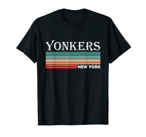 Cadeau souvenir rétro Yonkers New York NY T-Shirt