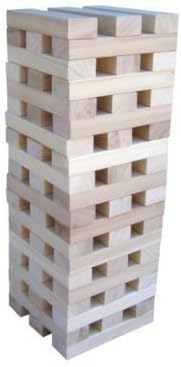 NEW GIANT WOODEN TOWER TUMBLING BLOCKS OUTDOOR GARDEN GAME FUN PARTY