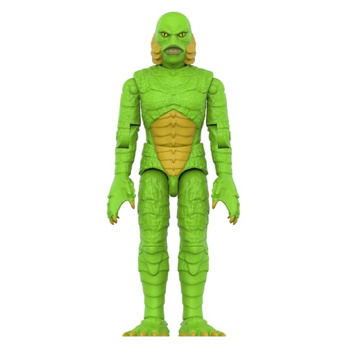 Image of Super7 Reaction+ Universal Monsters Creature from the Black Lagoon - 3.75 inch Creature from the Black Lagoon Action Figure - Classic Horror Movie Collectibles and Retro Toys