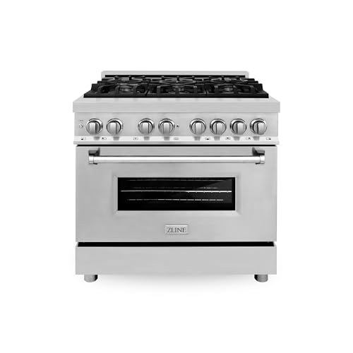 ZLINE 36 in. 4.6 cu. ft. Legacy Dual Fuel Range...