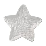 Fitz and Floyd Fitz & Floyd Coastal Home Starfish Platter, 14.5 Inch, White