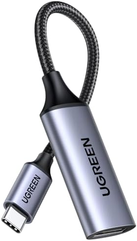 UGREEN USB C auf HDMI Adapter, HDMI 2.0, 4K 60Hz, 2K 144Hz, 1080P 240Hz | Thunderbolt 5/4/3 auf HDMI Konverter, unterstützt HDR HDCP 2.2, kompatibel mit MacBook Pro Air/iPad/Mac Ne