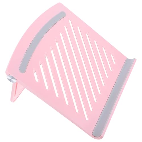 Base ajustable para laptop plegable color rosa miniatura 1