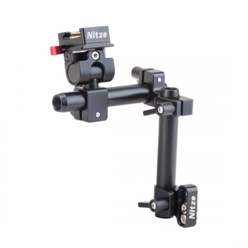 Image of Nitze Swivel and Tilt Camera Cage EVF with TILT and Swivel Adjustment - EVF-K02 Compatible with Portkeys L-Eye