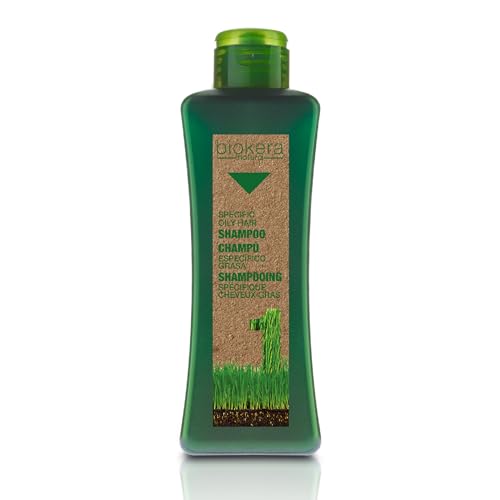 SALERM - Champú Antigrasa - Champú Específico Grasa Biokera Natura - 300 ml - para Cabellos Grasos - con Levadura de Cerveza - Limpieza Suave - Propiedades Seborreguladoras