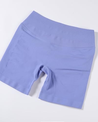 Image of AUROLA Influence Workout Shorts for Women,2.5 3.5 4.5 5.5 6.5 No Roll Up Squat Proof Scrunch Seamless Compression Gym Short