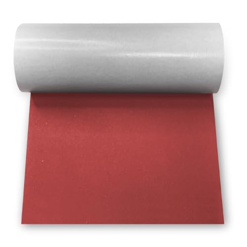 Electrical Insulating Adhesive Paper 200mm(7.9in) Width 3m Length One Side Self Adhesive, Battery Pack Insulator Gasket for 18650 21700 26650 Battery Pack, Red. 0.2mm Thickness