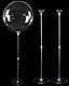 Runiash 8 Set 76,2 cm Ballonständer Kit Ballon Tisch Desktop Ständer Sticks Mittelstücke Halter für Hochzeit Geburtstag Babyparty Party Dekoration Ballon Bankett