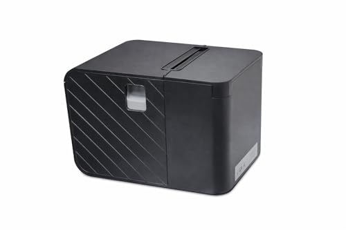 Image of Bestow TRP-E801 80 mm Thermal Receipt Printer with USB and LAN Support Auto Cutter High Speed POS Billing Printer Black