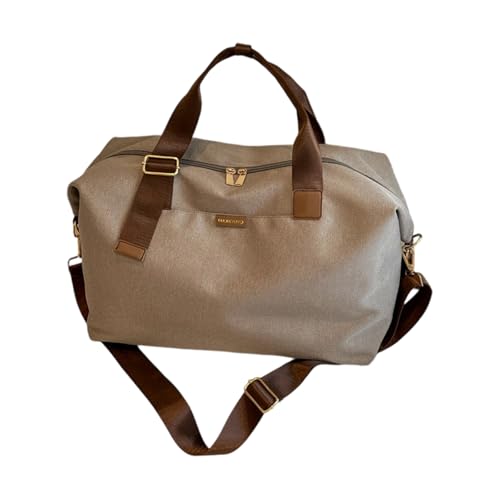 Sac de sport gris grand format avec compartiment imperméable pour gym et voyage