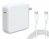Kiolafy 61W USB C Power Adapter, Compatible with MacBook Pro Air Charger, for MacBook Pro 13 15 16 inch 2020 2019 2018 New Air 13 inch, Works with USB C 61W 30W 29W Power Charger