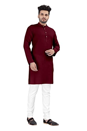 Image of Trustous Kurta for Mens in Cotton Classis Colours XS to 3XL Size