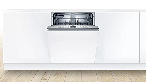 Bosch SGV4HAX48E Serie 4 Geschirrspüler Vollintegriert, 60 cm breit, Besteckkorb, Silence Programm besonders leise, Extra Trocknen auf Knopfdruck, InfoLight roter Lichtpunkt am Boden – Bild 3