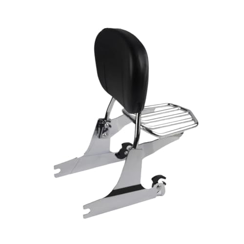 Dossier de moto sissy bar avec dossier de bagages pour FXD Dyna Street Bob 2002-2019