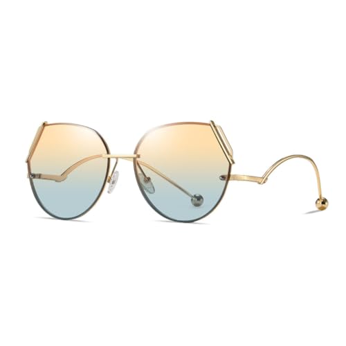 Lunettes de soleil sans monture protection UV haut de gamme avec verres nylon haute définition