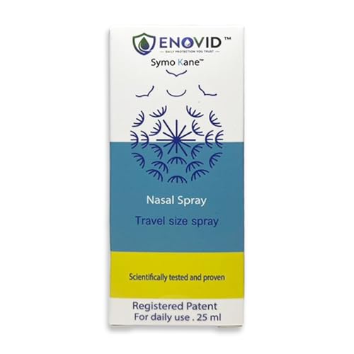 Symo Kane Enovid@ Daily Protection You Trust Natural and Revolutionary Protection Nasal Spray - 0.845 fl oz Great for Daily use Travel Size Spray Chemical Free Cruelty-Free - Pack of 1