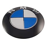 BMW Logo Trasero 74mm para Coche - Emblema - Insignia - Doble Pin OEM 51148132375 Azul + Blanco